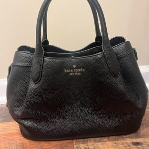 Kate Spade Black Large Dumpling Satchel